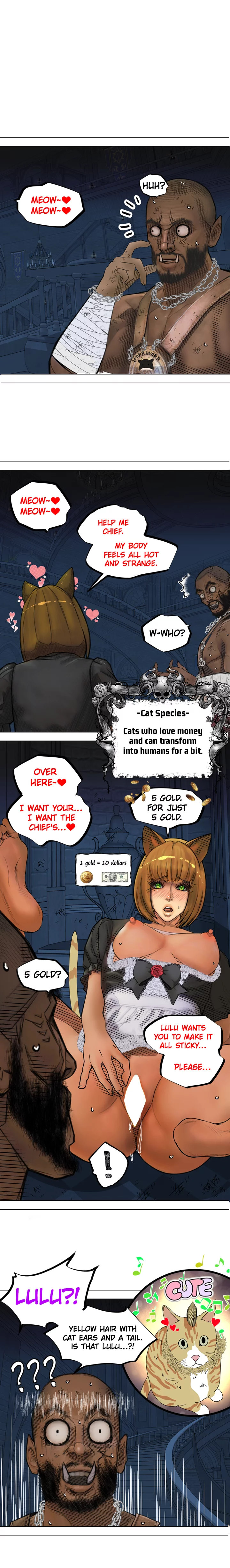 The DARK ELF QUEEN and the SLAVE ORC - Chapter 7 [photo 1] - MangaPorn