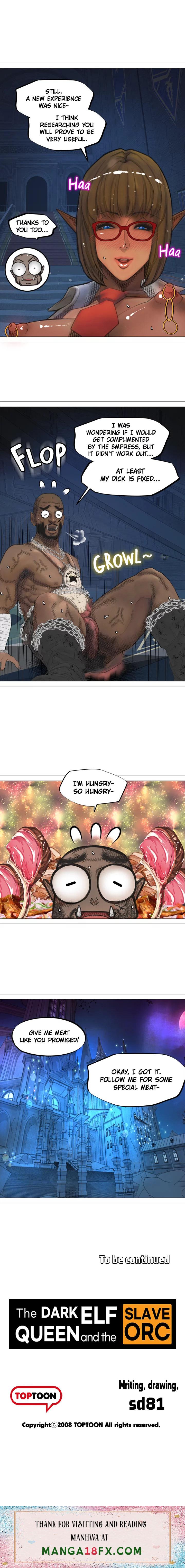 The DARK ELF QUEEN and the SLAVE ORC - Chapter 8 [photo 15] - MangaPorn
