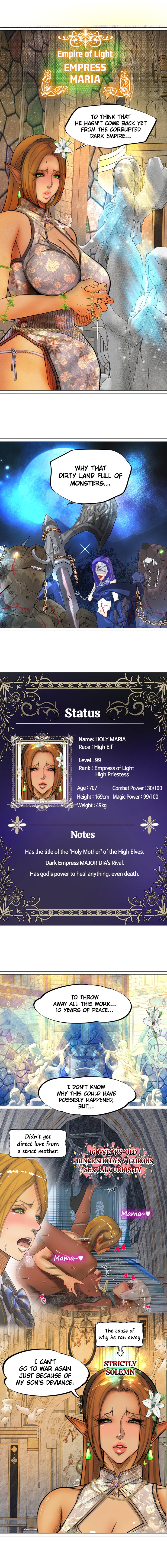 The DARK ELF QUEEN and the SLAVE ORC - Chapter 9 [photo 7] - MangaPorn