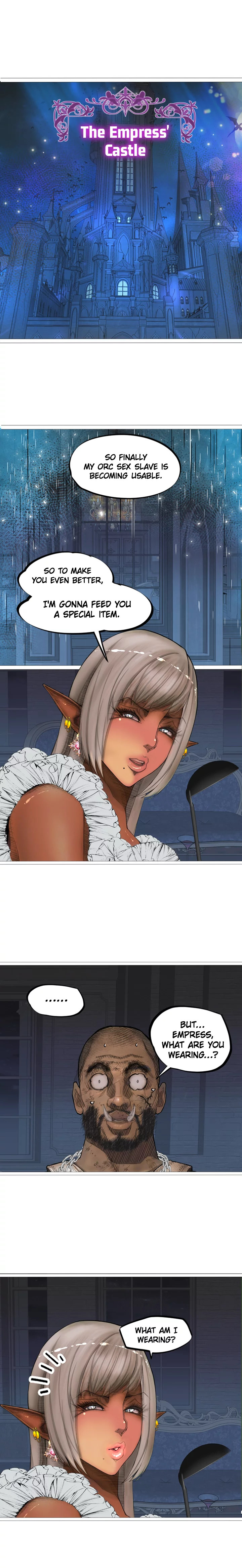 The DARK ELF QUEEN and the SLAVE ORC - Chapter 11 [photo 9] - MangaPorn