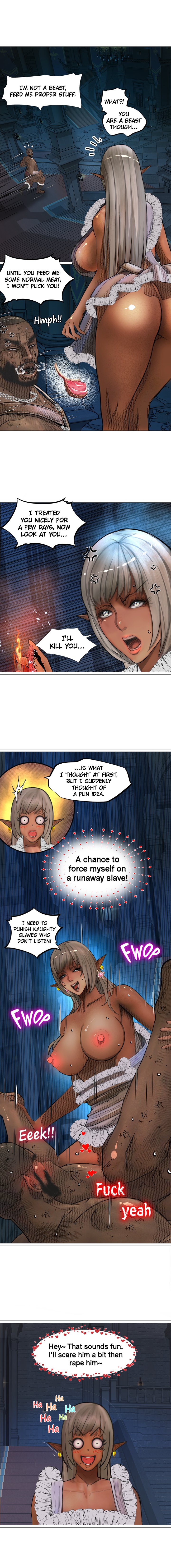 The DARK ELF QUEEN and the SLAVE ORC - Chapter 12 [photo 5] - MangaPorn