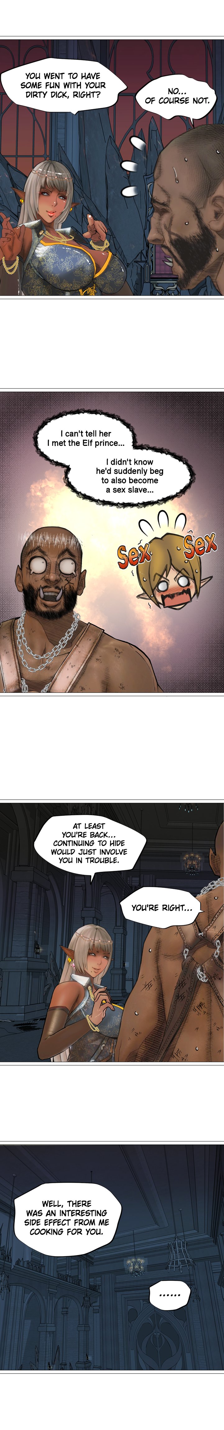 The DARK ELF QUEEN and the SLAVE ORC - Chapter 14 [photo 5] - MangaPorn