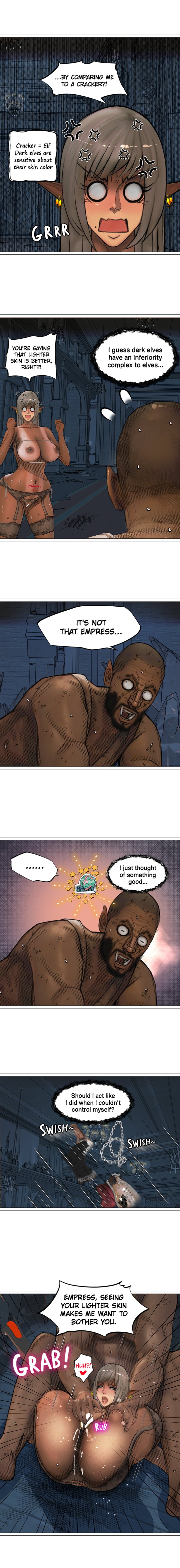 The DARK ELF QUEEN and the SLAVE ORC - Chapter 14 [photo 7] - MangaPorn