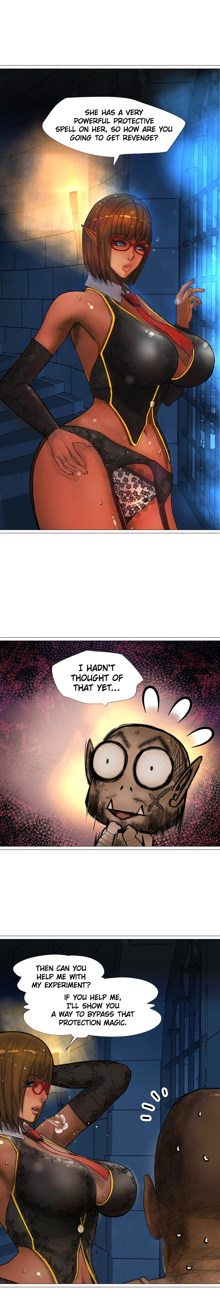 The DARK ELF QUEEN and the SLAVE ORC - Chapter 15 [photo 14] - MangaPorn