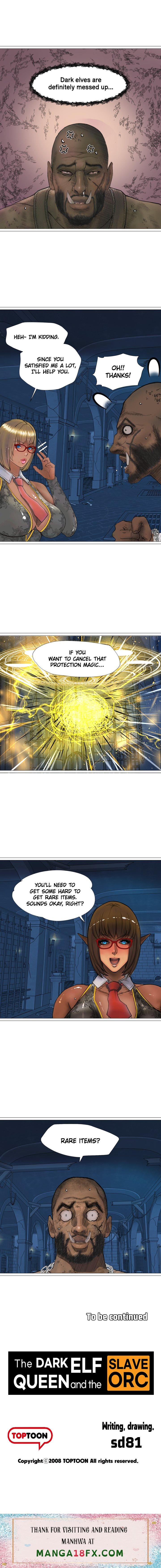 The DARK ELF QUEEN and the SLAVE ORC - Chapter 16 [photo 17] - MangaPorn