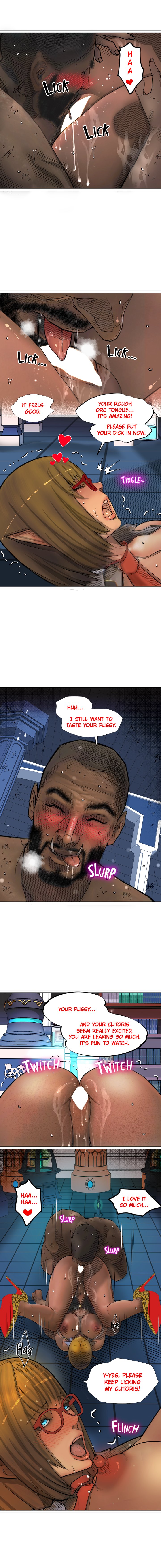 The DARK ELF QUEEN and the SLAVE ORC - Chapter 16 [photo 5] - MangaPorn