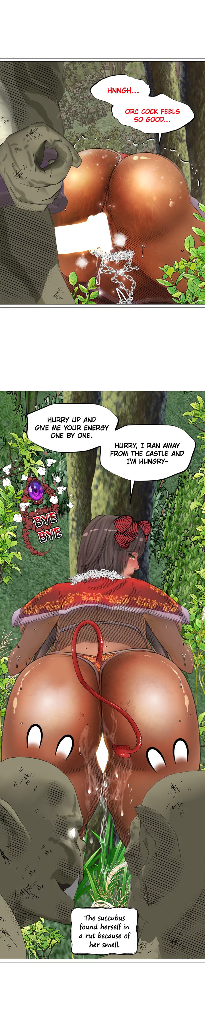 The DARK ELF QUEEN and the SLAVE ORC - Chapter 17 [photo 14] - MangaPorn