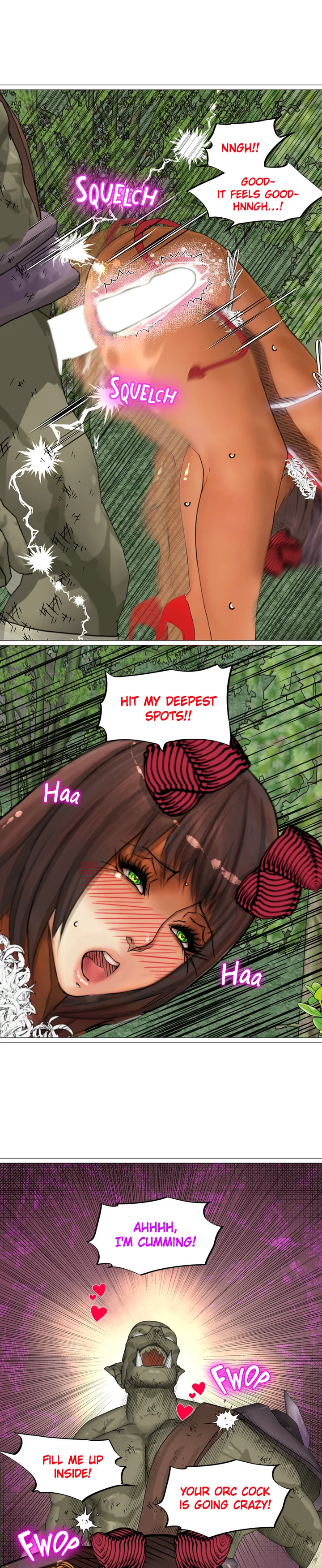 The DARK ELF QUEEN and the SLAVE ORC - Chapter 17 [photo 18] - MangaPorn