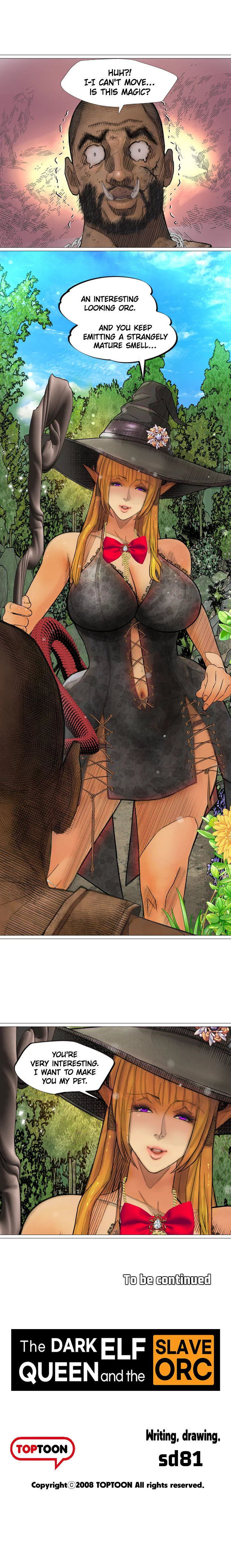 The DARK ELF QUEEN and the SLAVE ORC - Chapter 17 [photo 21] - MangaPorn