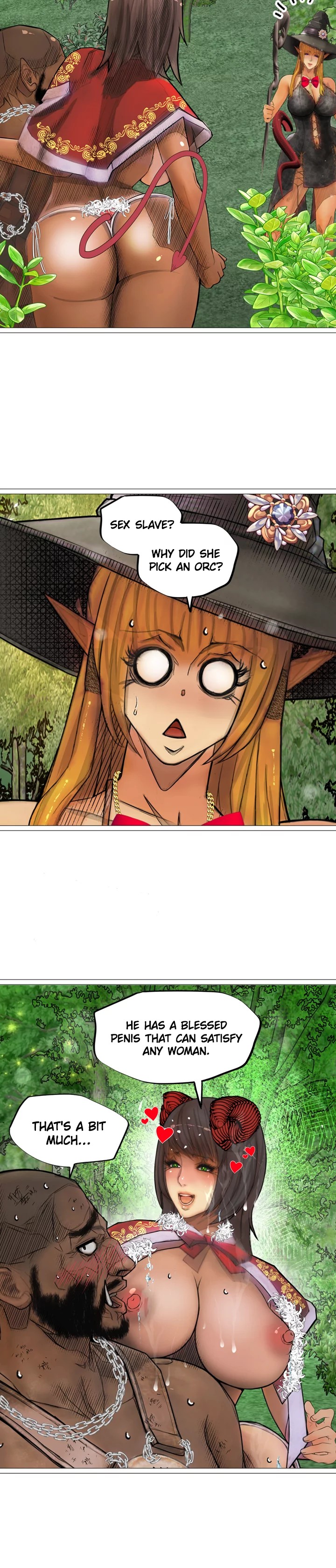 The DARK ELF QUEEN and the SLAVE ORC - Chapter 18 [photo 10] - MangaPorn