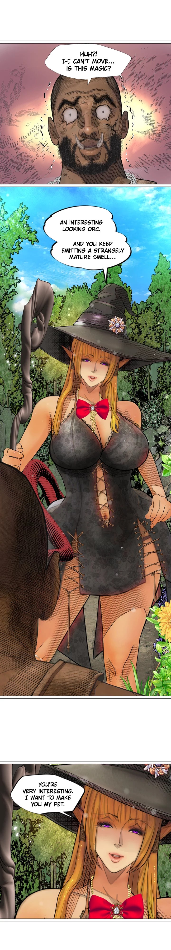 The DARK ELF QUEEN and the SLAVE ORC - Chapter 18 [photo 2] - MangaPorn