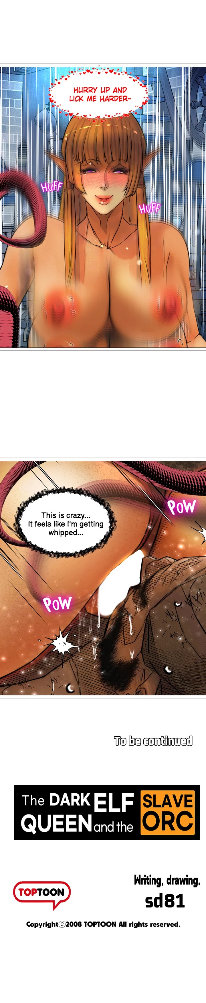 The DARK ELF QUEEN and the SLAVE ORC - Chapter 18 [photo 21] - MangaPorn