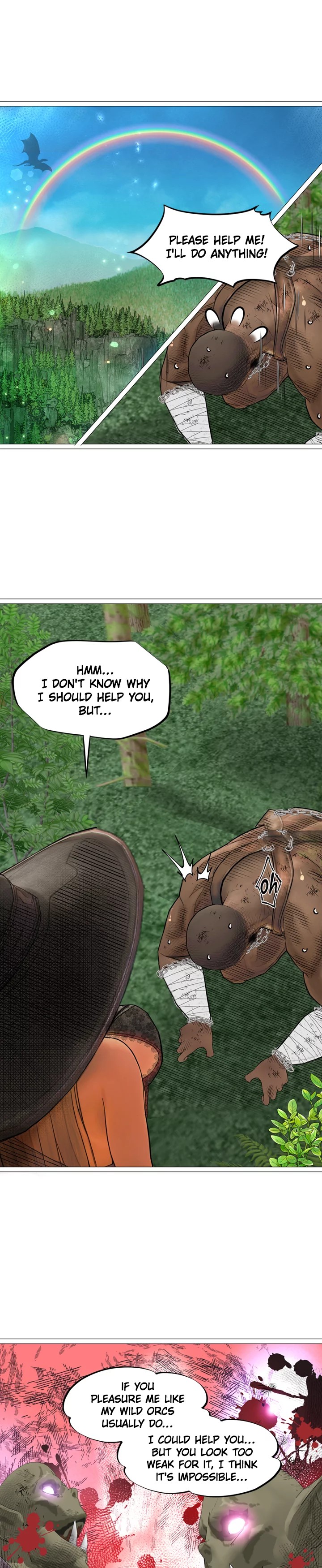 The DARK ELF QUEEN and the SLAVE ORC - Chapter 18 [photo 7] - MangaPorn