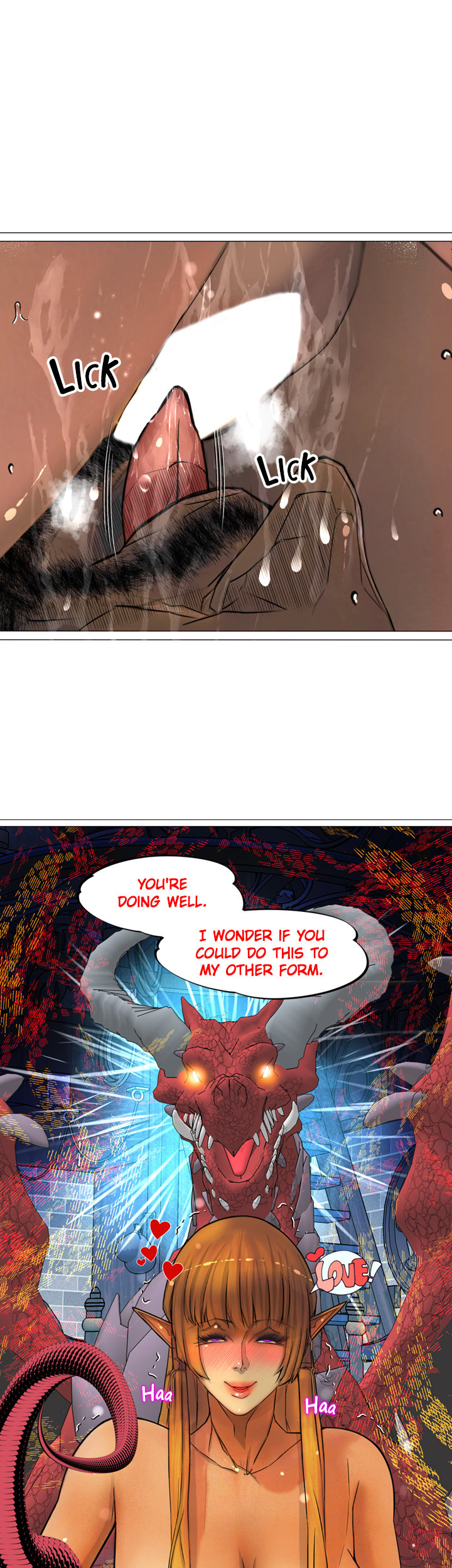 The DARK ELF QUEEN and the SLAVE ORC - Chapter 19 [photo 1] - MangaPorn