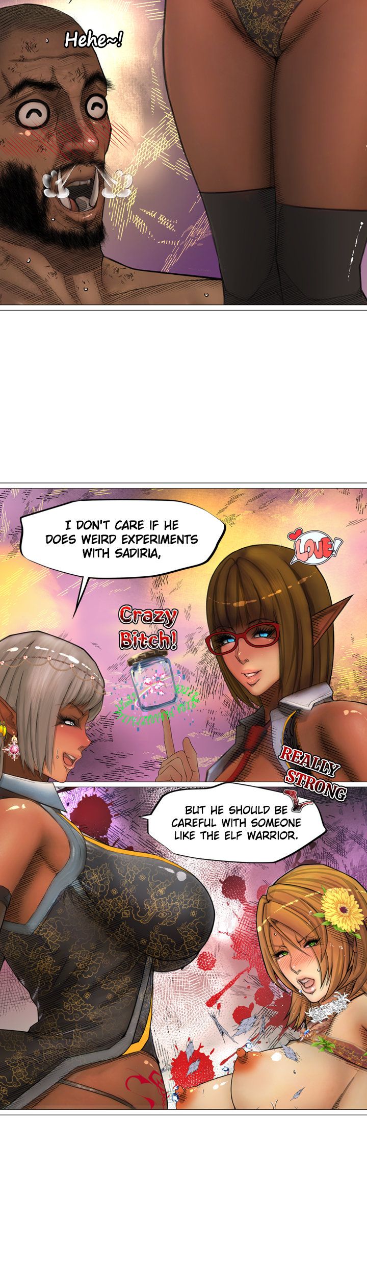 The DARK ELF QUEEN and the SLAVE ORC - Chapter 19 [photo 18] - MangaPorn