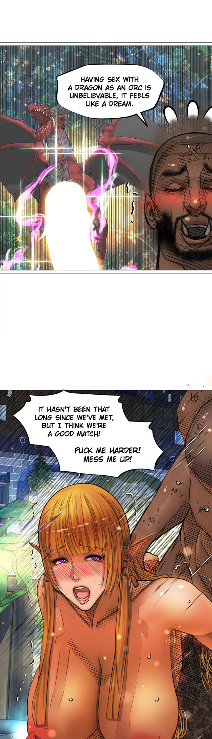 The DARK ELF QUEEN and the SLAVE ORC - Chapter 20 [photo 19] - MangaPorn