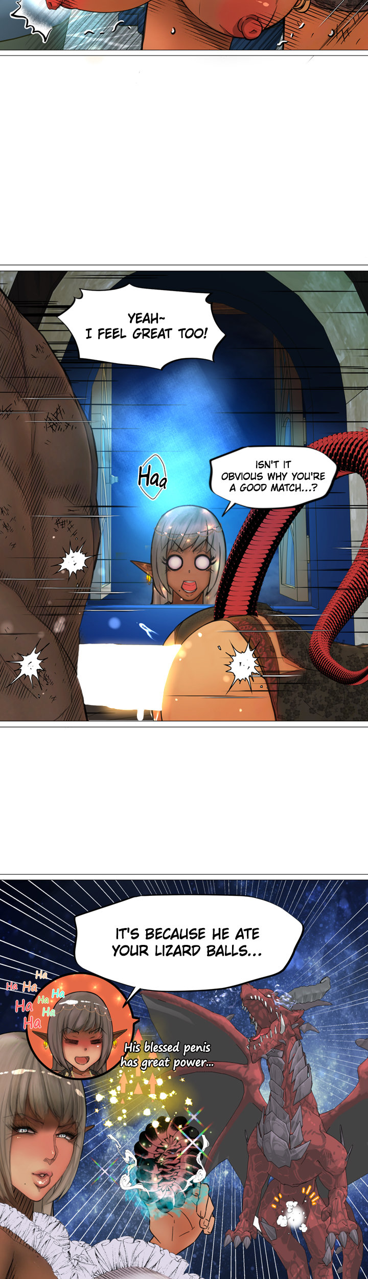 The DARK ELF QUEEN and the SLAVE ORC - Chapter 20 [photo 20] - MangaPorn