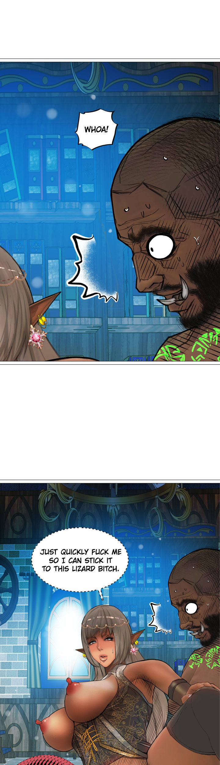 The DARK ELF QUEEN and the SLAVE ORC - Chapter 20 [photo 24] - MangaPorn