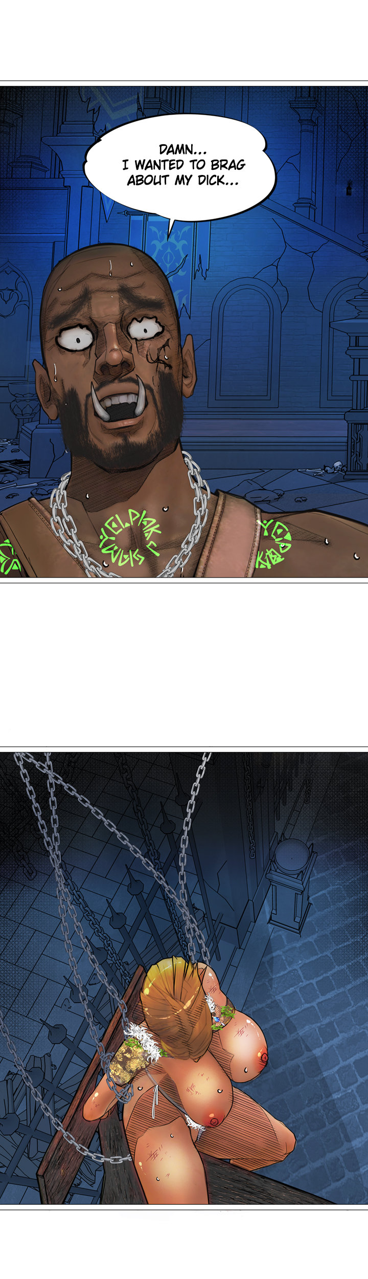 The DARK ELF QUEEN and the SLAVE ORC - Chapter 20 [photo 41] - MangaPorn