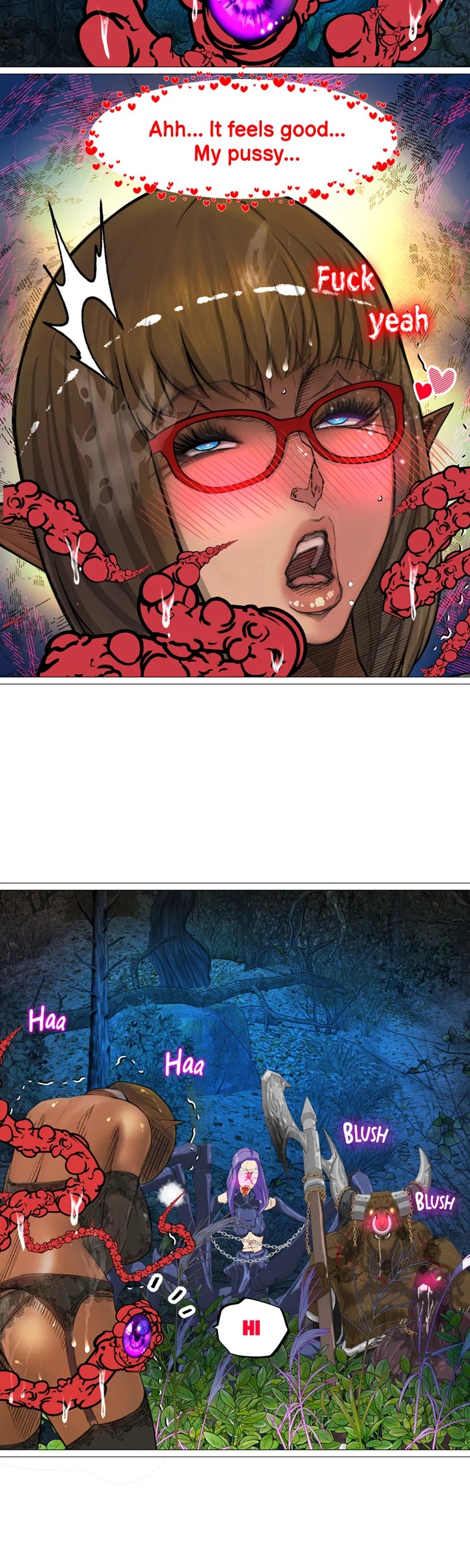 The DARK ELF QUEEN and the SLAVE ORC - Chapter 21 [photo 24] - MangaPorn