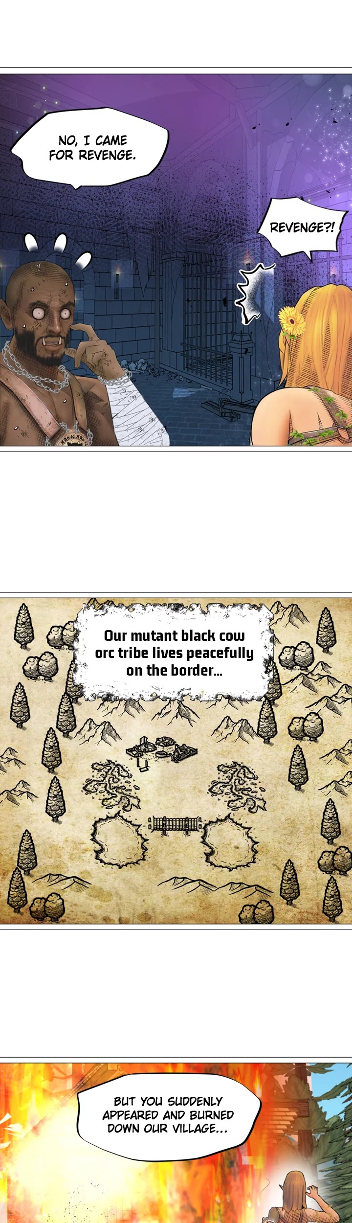 The DARK ELF QUEEN and the SLAVE ORC - Chapter 21 [photo 8] - MangaPorn