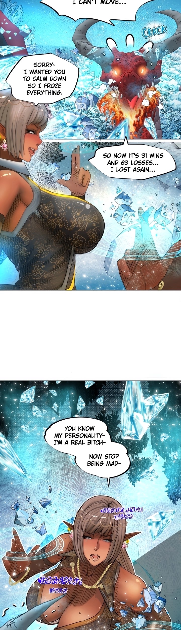 The DARK ELF QUEEN and the SLAVE ORC - Chapter 22 [photo 10] - MangaPorn