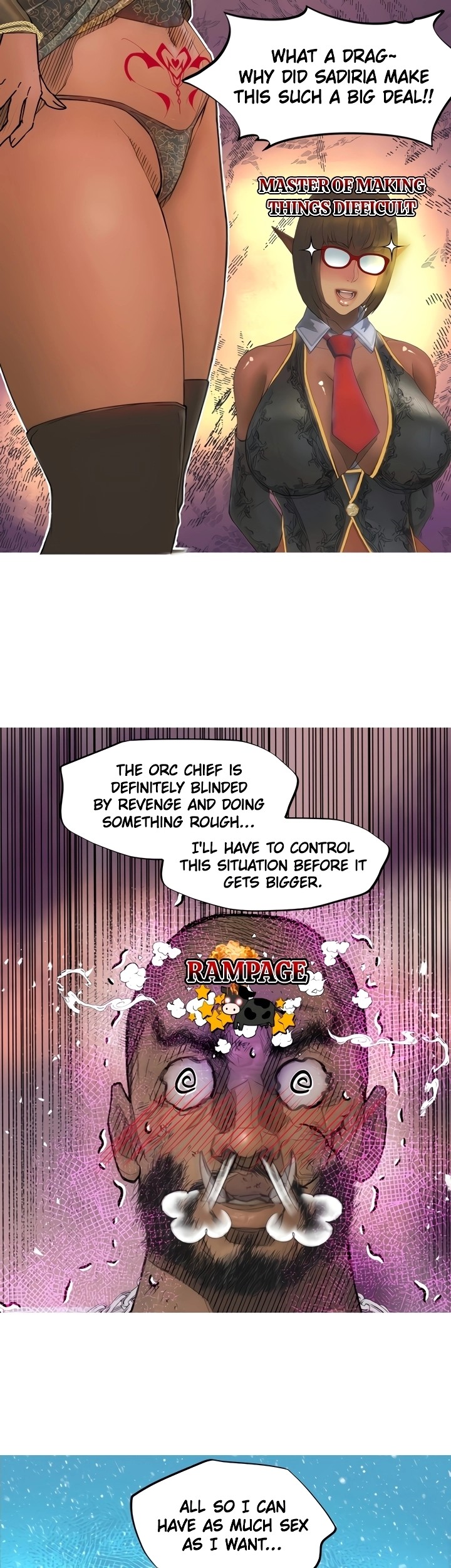 The DARK ELF QUEEN and the SLAVE ORC - Chapter 22 [photo 16] - MangaPorn