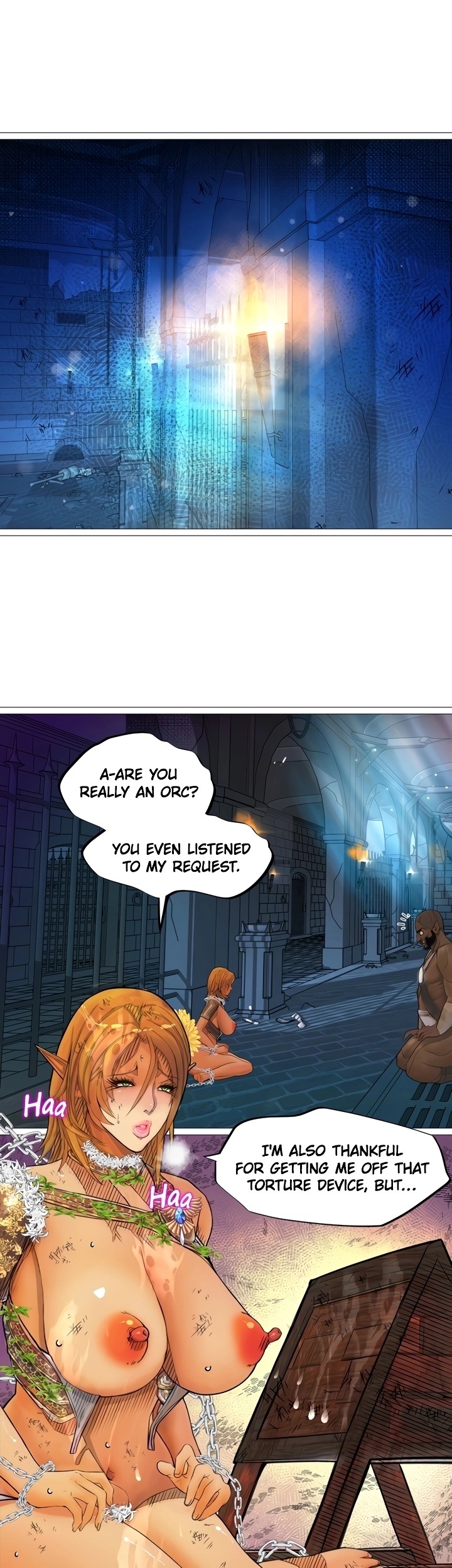 The DARK ELF QUEEN and the SLAVE ORC - Chapter 22 [photo 18] - MangaPorn