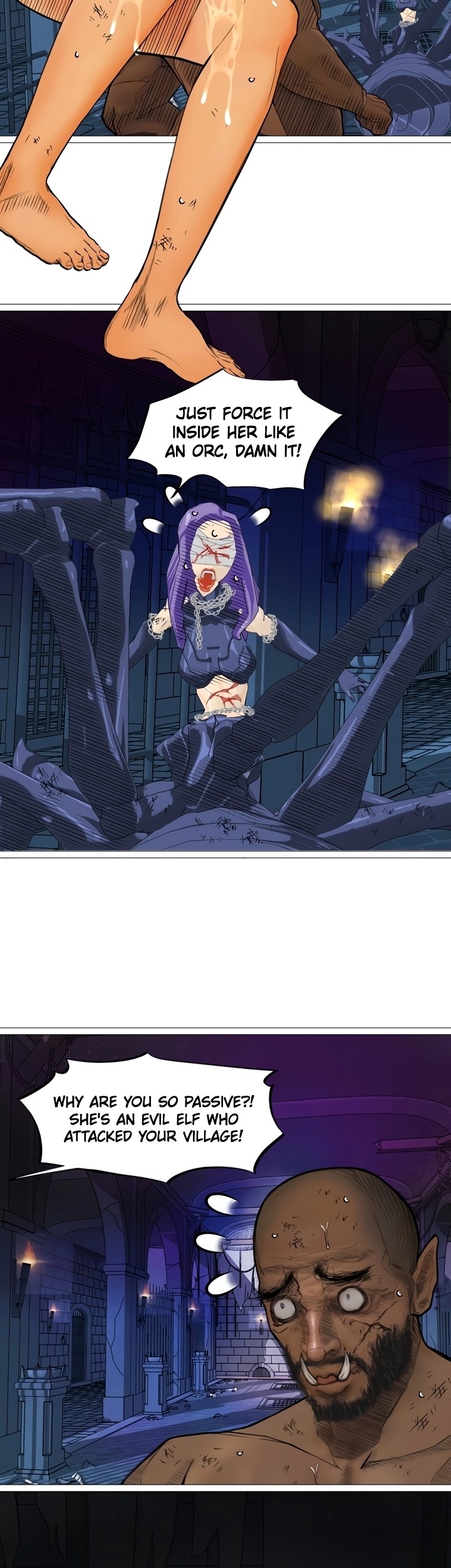 The DARK ELF QUEEN and the SLAVE ORC - Chapter 23 [photo 15] - MangaPorn