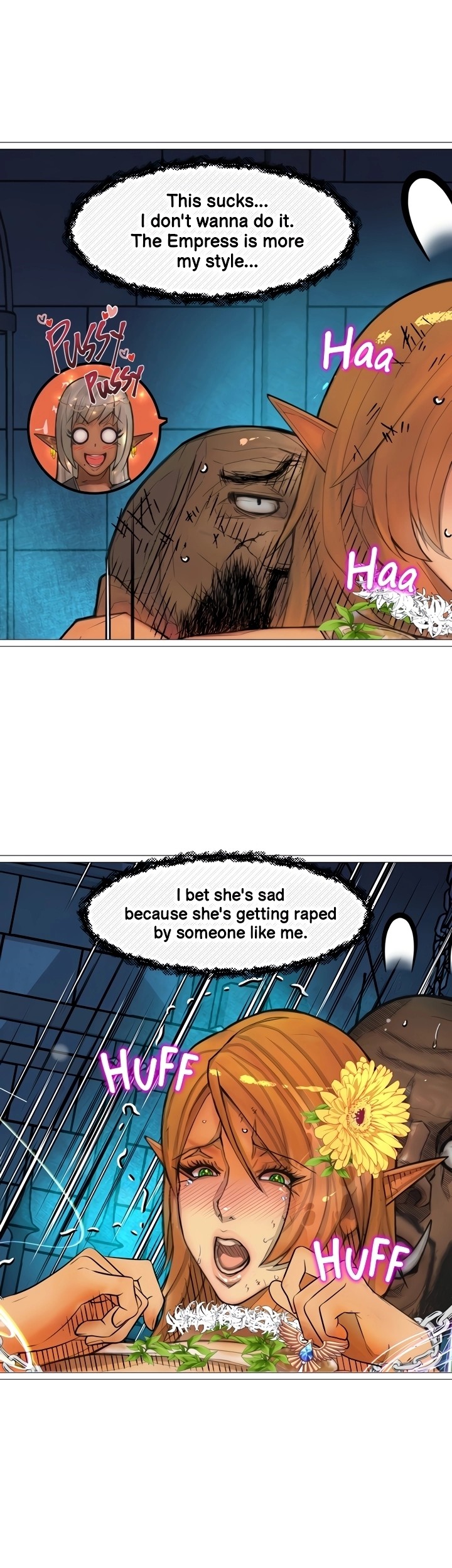 The DARK ELF QUEEN and the SLAVE ORC - Chapter 23 [photo 22] - MangaPorn