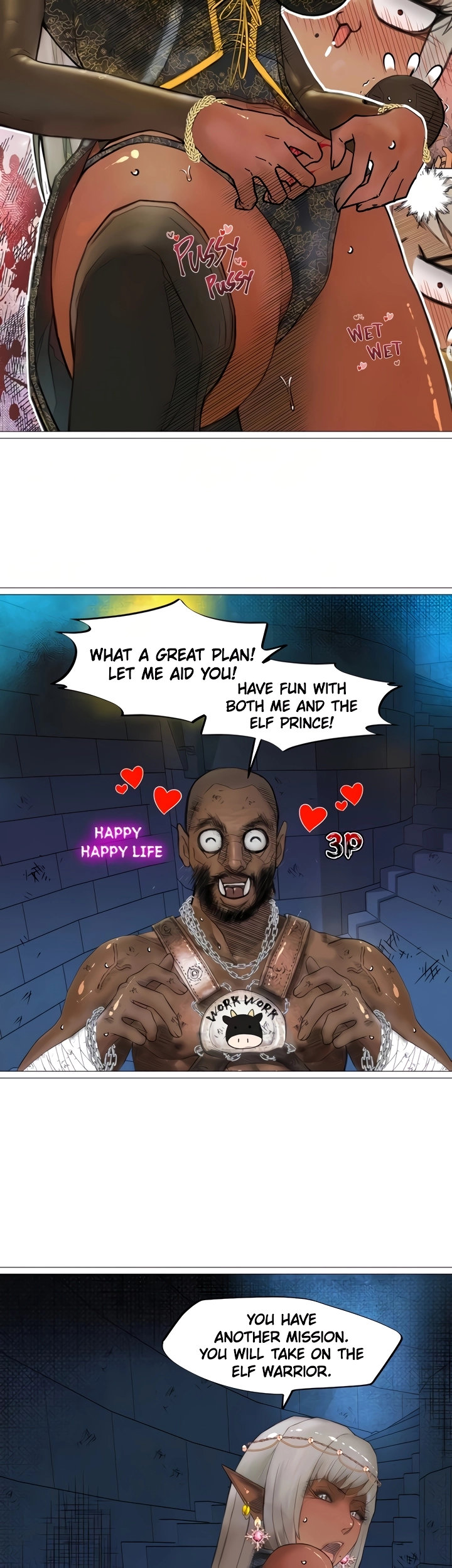 The DARK ELF QUEEN and the SLAVE ORC - Chapter 25 [photo 14] - MangaPorn