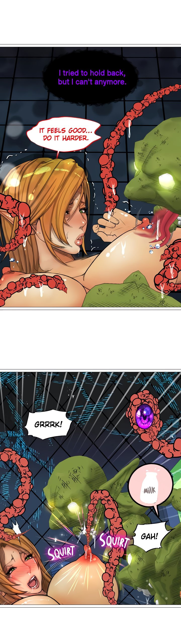 The DARK ELF QUEEN and the SLAVE ORC - Chapter 26 [photo 23] - MangaPorn