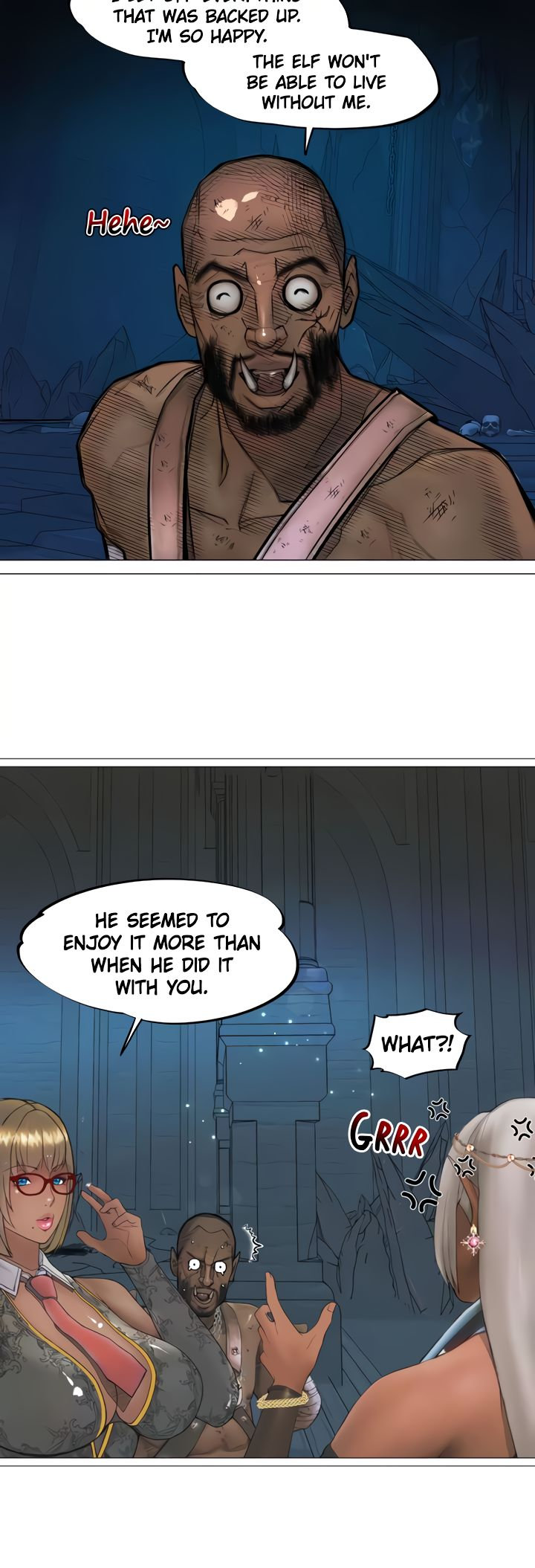 The DARK ELF QUEEN and the SLAVE ORC - Chapter 27 [photo 24] - MangaPorn