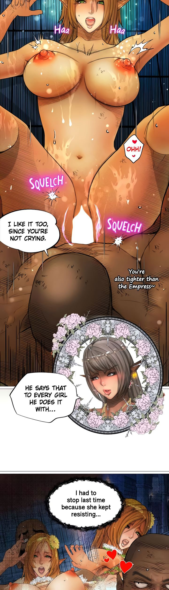 The DARK ELF QUEEN and the SLAVE ORC - Chapter 27 [photo 9] - MangaPorn