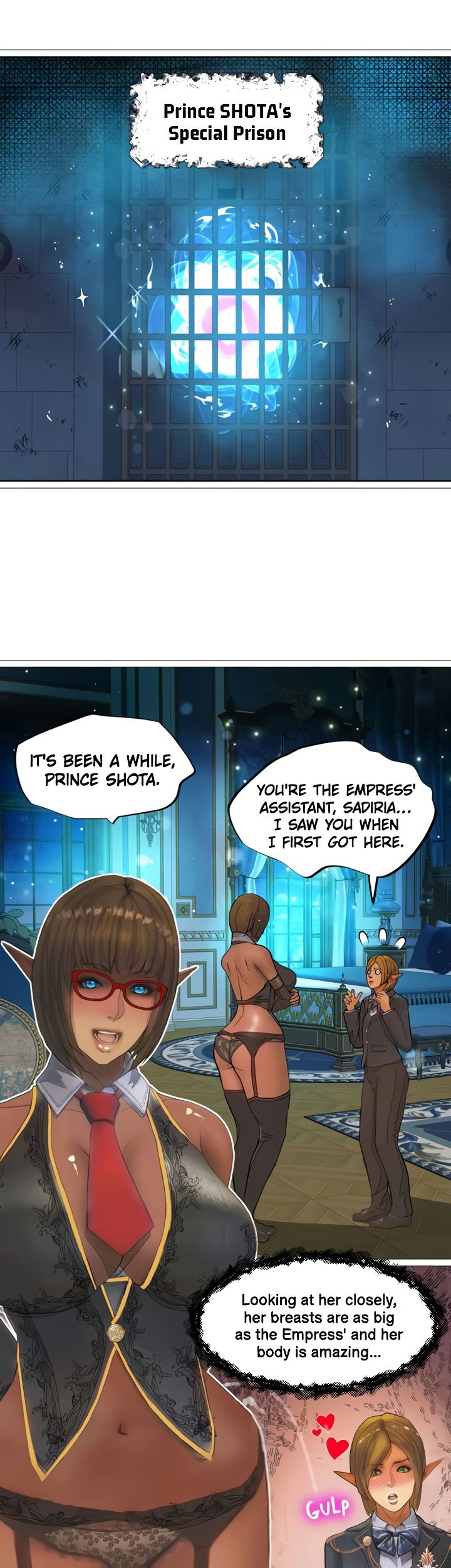 The DARK ELF QUEEN and the SLAVE ORC - Chapter 28 [photo 9] - MangaPorn