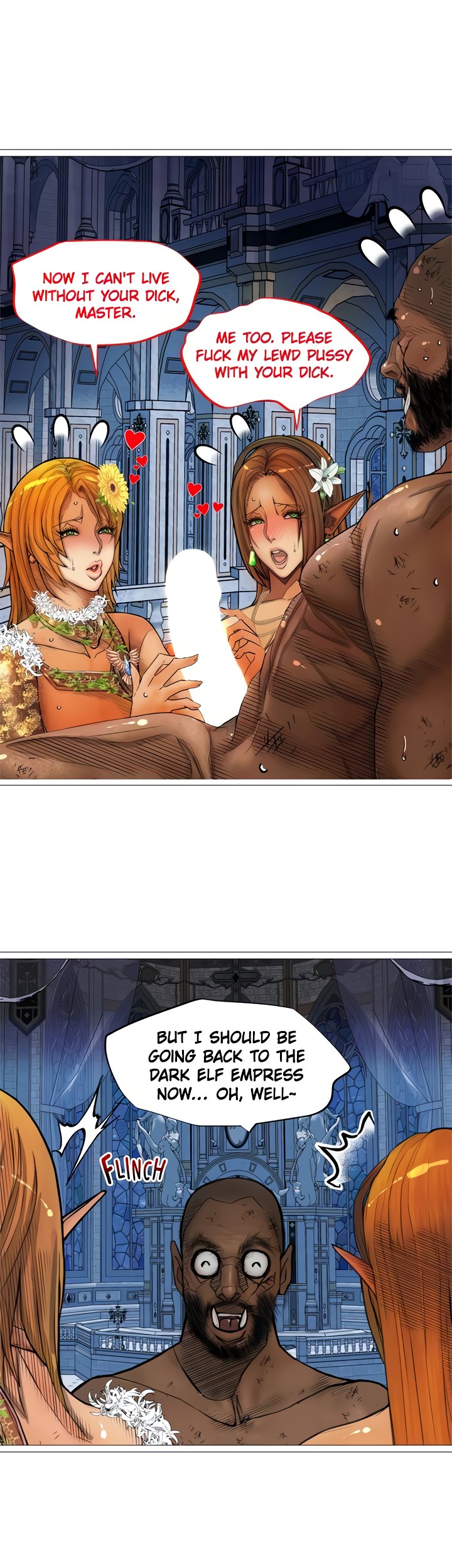 The DARK ELF QUEEN and the SLAVE ORC - Chapter 30 [photo 19] - MangaPorn