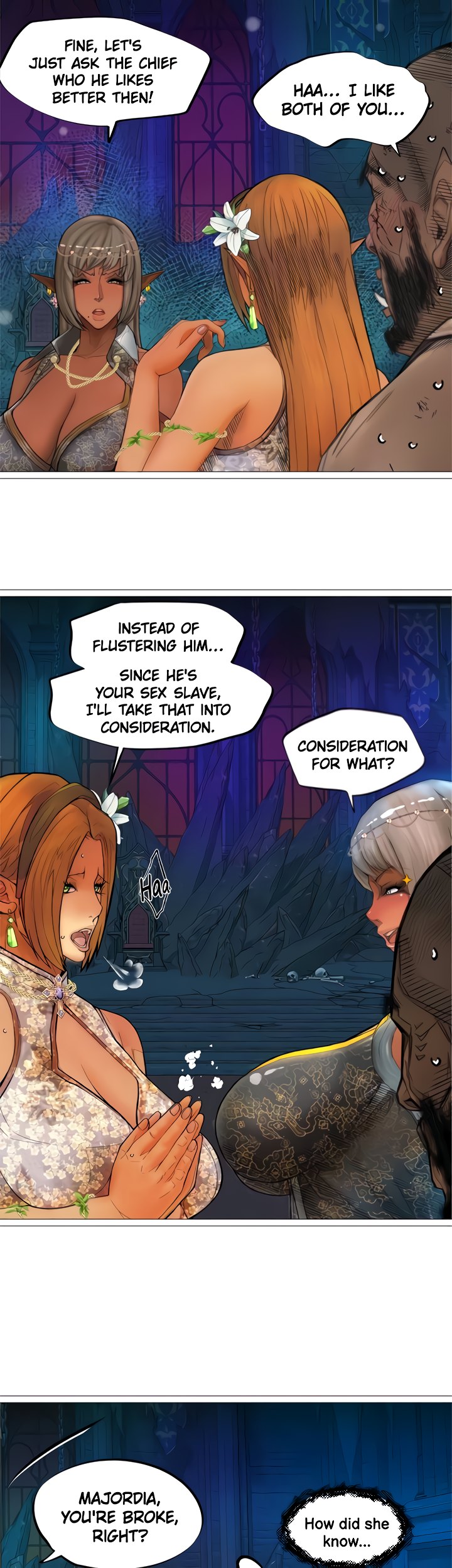 The DARK ELF QUEEN and the SLAVE ORC - Chapter 31 [photo 14] - MangaPorn