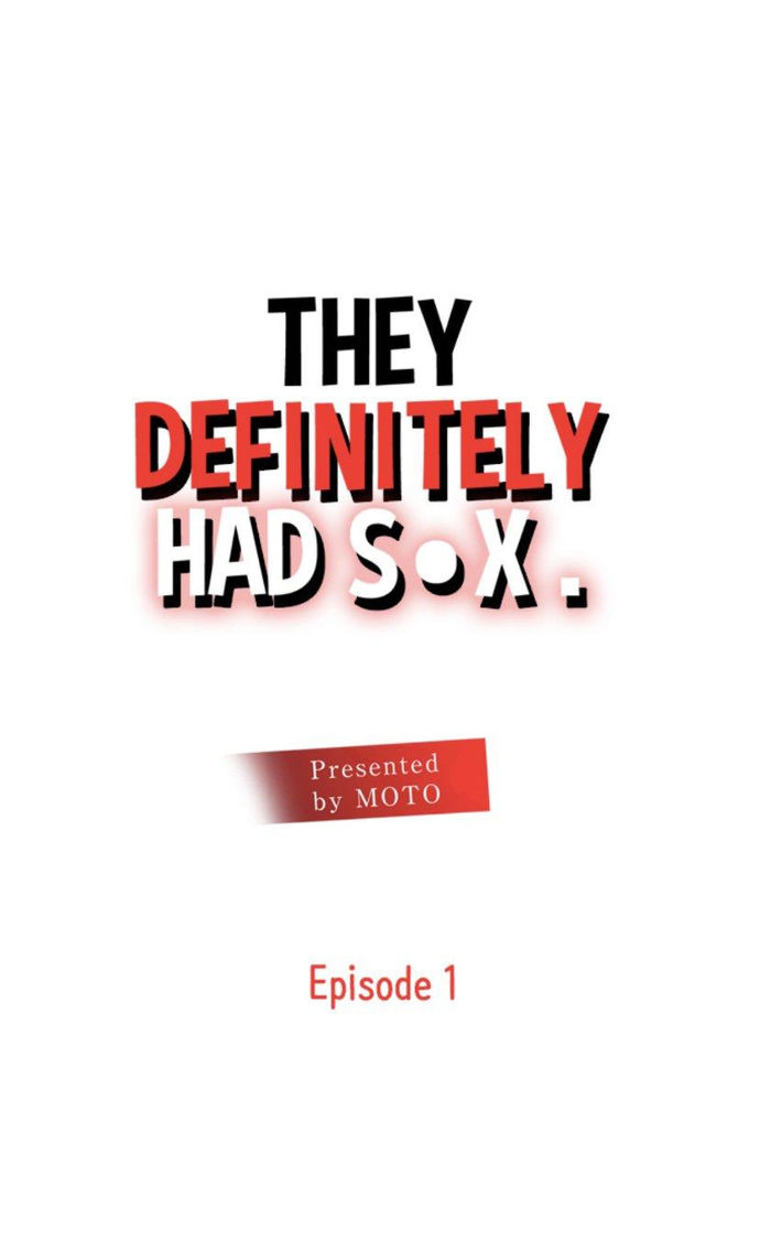 They Definitely Had Sex - Chapter 1 [photo 1] - MangaPorn