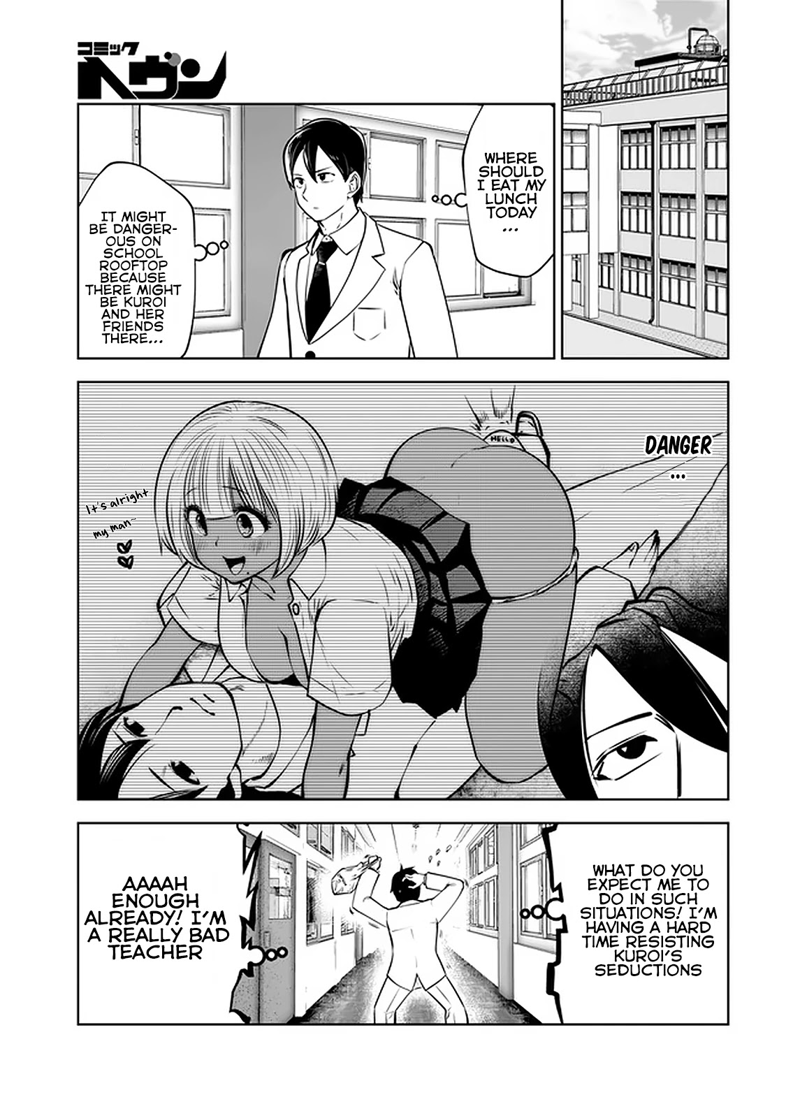Black Gakkou ni Tsutometeshimatta Sensei - Chapter 20.1 [photo 4] - MangaPorn