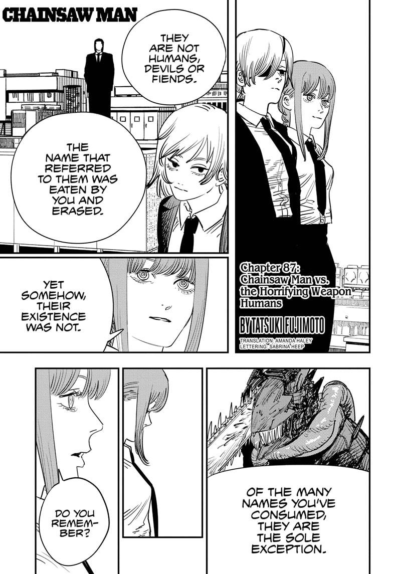 Chainsaw Man - Chapter 87 [photo 1] - MangaPorn