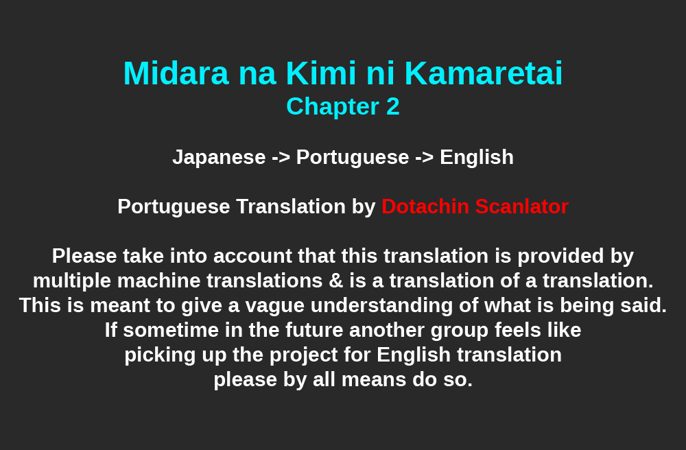 Midara na Kimi ni Kamaretai - Chapter 2 [photo 1] - MangaPorn