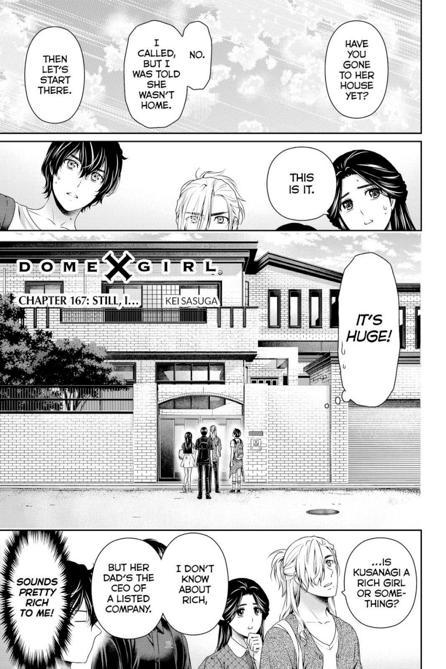 Domestic na Kanojo - Chapter 167 [photo 1] - MangaPorn