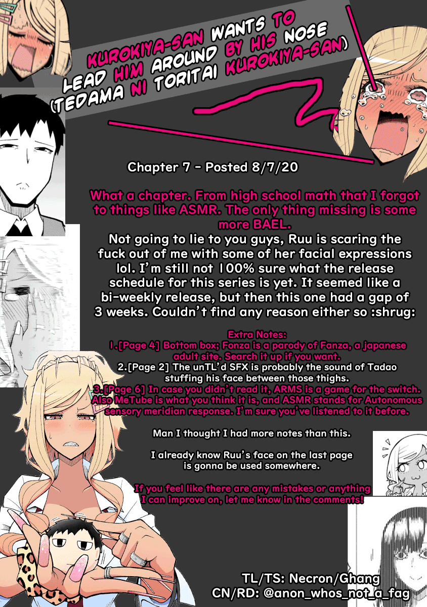 Tedama ni Toritai Kurokiya-san - Chapter 7 [photo 19] - MangaPorn