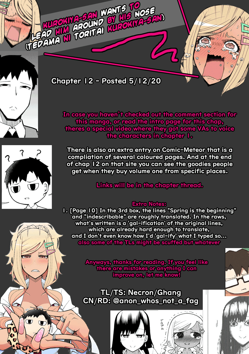 Tedama ni Toritai Kurokiya-san - Chapter 12 [photo 22] - MangaPorn