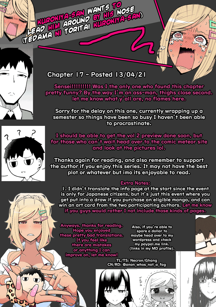 Tedama ni Toritai Kurokiya-san - Chapter 17 [photo 18] - MangaPorn