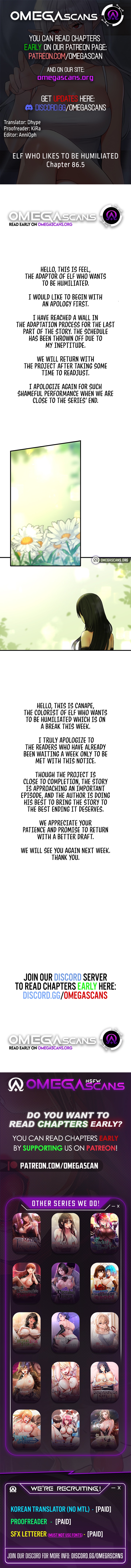 Elf Who Likes To Be Humiliated - Chapter 86.5 [photo 1] - MangaPorn