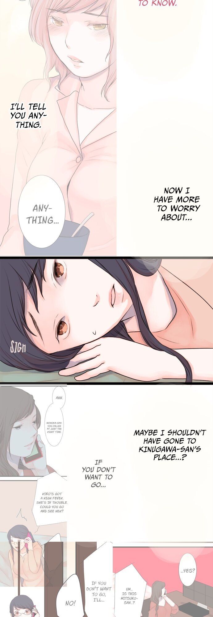 Mizumitsu Is Bitten by a Girl - Chapter 49 [photo 18] - MangaPorn