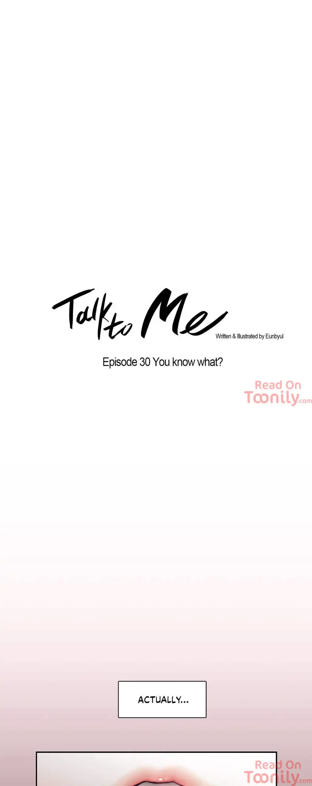 Talk to Me - Chapter 30 [photo 6] - MangaPorn