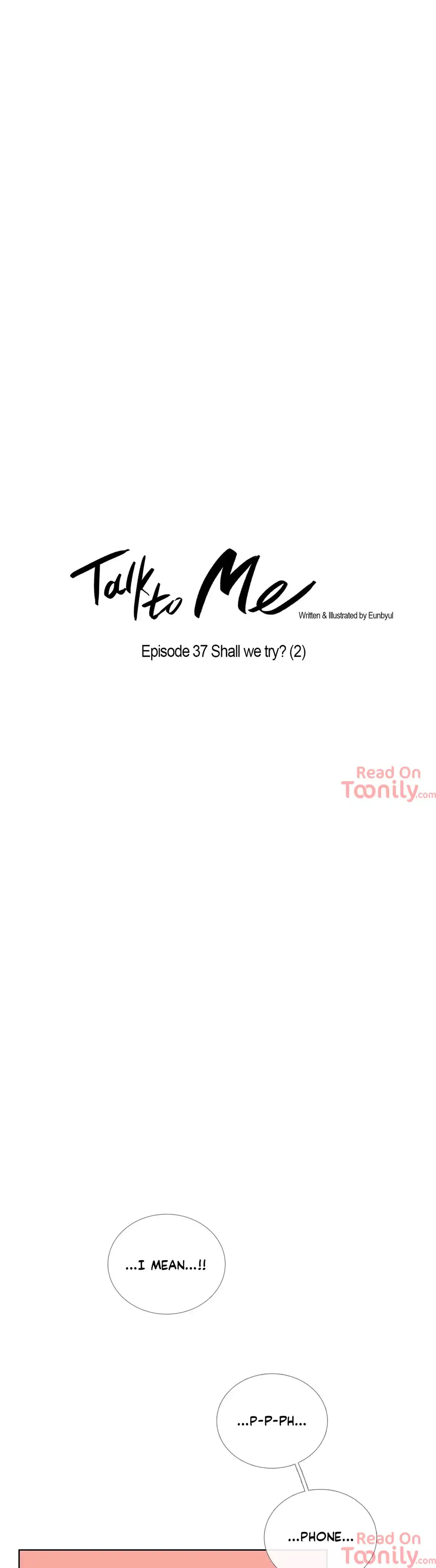 Talk to Me - Chapter 37 [photo 3] - MangaPorn
