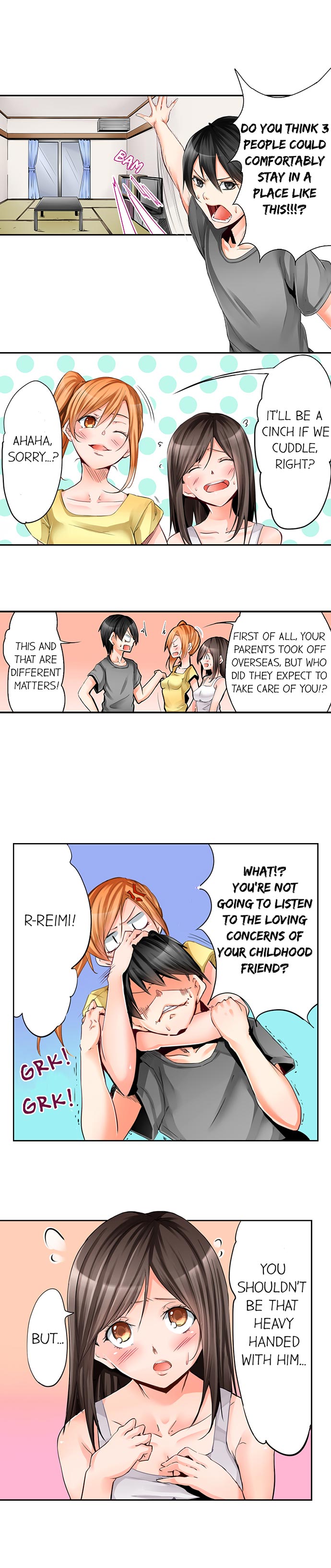 The Secret 3P Sleepover in a 7 Square Meter Room - Chapter 1 [photo 3] - MangaPorn